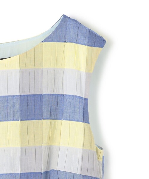 TOCCA(トッカ)の「OPTICAL CUBE DRESS ドレス(ワンピース・レディース・グリーン系5/ブルー系5・2/0/4/6)」の12枚目の写真