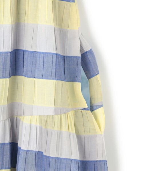 TOCCA(トッカ)の「OPTICAL CUBE DRESS ドレス(ワンピース・レディース・グリーン系5/ブルー系5・2/0/4/6)」の14枚目の写真
