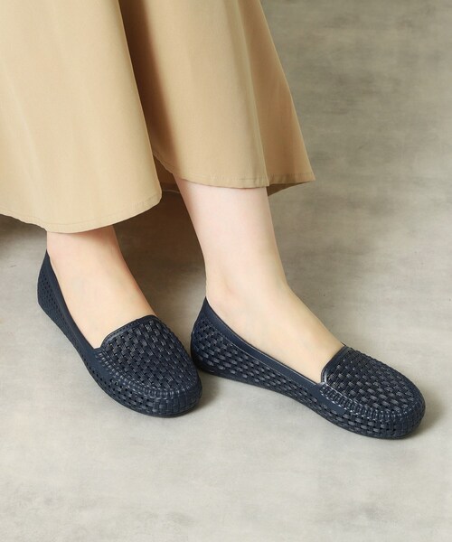 ITS'DEMO（イッツデモ）の「◆メッシュモカシン（ラバーシューズ）（その他シューズ・レディース・ホワイト/ネイビー/ブラック・38/36/40）」の9枚目の写真