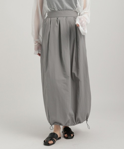 GEORGE'S（ジョージズ）の「ドロストバルーンスカート（スカート・レディース・ブラック/アイボリー/グレー・MEDIUM/SMALL）」の3枚目の写真