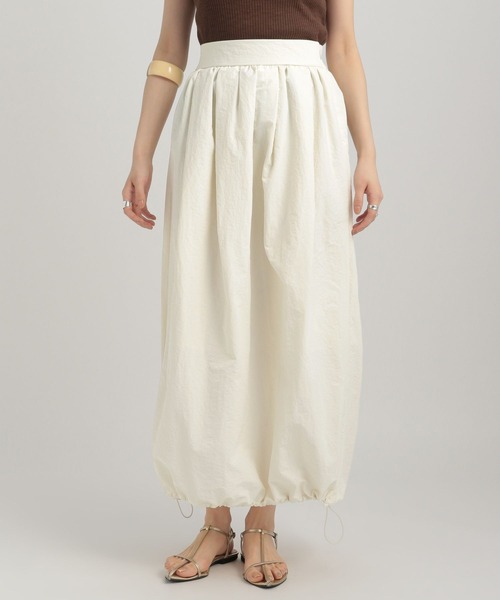 GEORGE'S（ジョージズ）の「ドロストバルーンスカート（スカート・レディース・ブラック/アイボリー/グレー・MEDIUM/SMALL）」の11枚目の写真