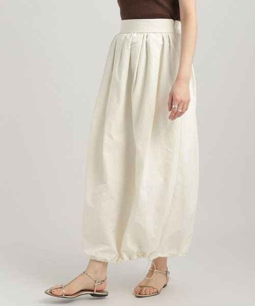 GEORGE'S（ジョージズ）の「ドロストバルーンスカート（スカート・レディース・ブラック/アイボリー/グレー・MEDIUM/SMALL）」の12枚目の写真