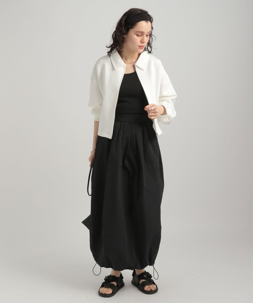 GEORGE'S（ジョージズ）の「ドロストバルーンスカート（スカート・レディース・ブラック/アイボリー/グレー・MEDIUM/SMALL）」の13枚目の写真