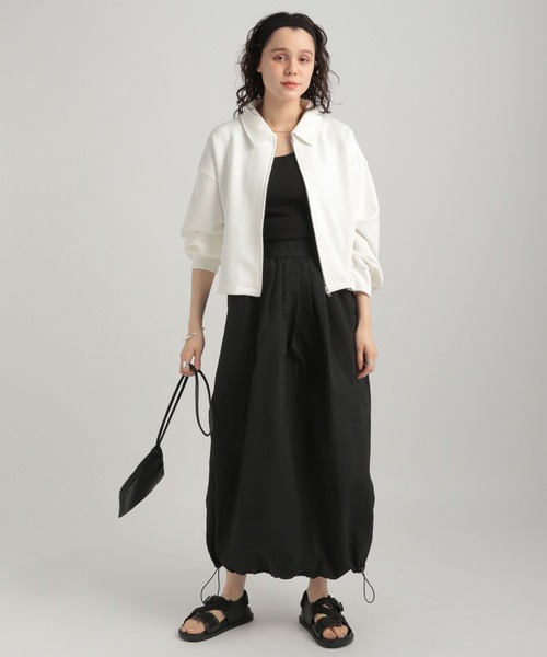 GEORGE'S（ジョージズ）の「ドロストバルーンスカート（スカート・レディース・ブラック/アイボリー/グレー・MEDIUM/SMALL）」の16枚目の写真