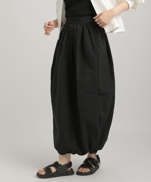 GEORGE'S（ジョージズ）の「ドロストバルーンスカート（スカート・レディース・ブラック/アイボリー/グレー・MEDIUM/SMALL）」の18枚目の写真