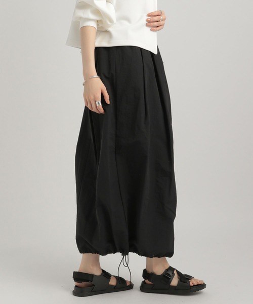 GEORGE'S（ジョージズ）の「ドロストバルーンスカート（スカート・レディース・ブラック/アイボリー/グレー・MEDIUM/SMALL）」の21枚目の写真