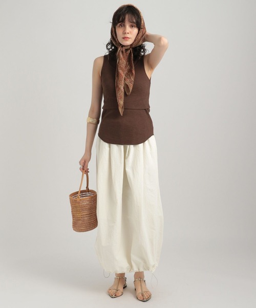 GEORGE'S（ジョージズ）の「ドロストバルーンスカート（スカート・レディース・ブラック/アイボリー/グレー・MEDIUM/SMALL）」の4枚目の写真