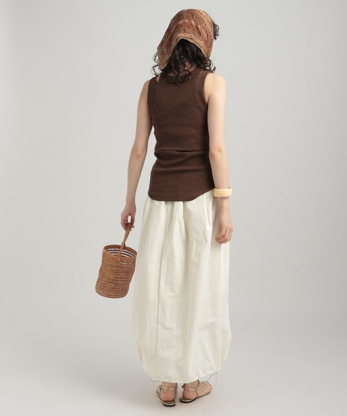 GEORGE'S（ジョージズ）の「ドロストバルーンスカート（スカート・レディース・ブラック/アイボリー/グレー・MEDIUM/SMALL）」の6枚目の写真