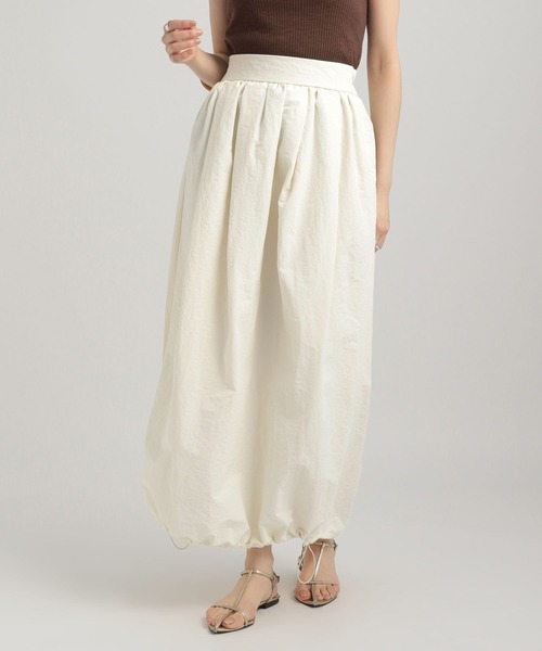 GEORGE'S（ジョージズ）の「ドロストバルーンスカート（スカート・レディース・ブラック/アイボリー/グレー・MEDIUM/SMALL）」の8枚目の写真