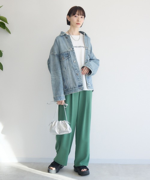 Paradise Picnic（パラダイスピクニック）の「オーバーサイズGジャン（デニムジャケット・レディース・ブルー・FREE）」の2枚目の写真