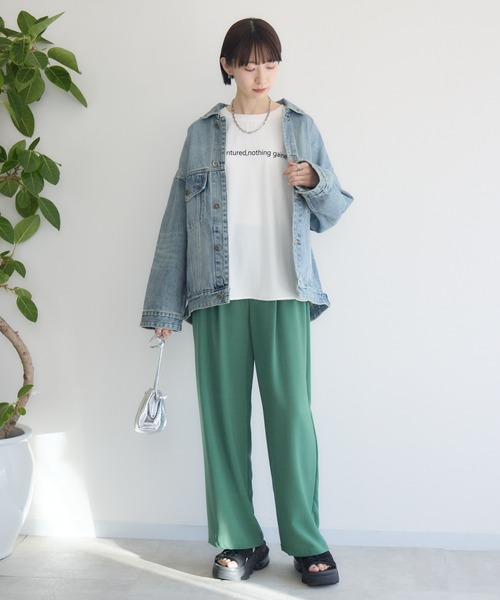 Paradise Picnic（パラダイスピクニック）の「オーバーサイズGジャン（デニムジャケット・レディース・ブルー・FREE）」の3枚目の写真