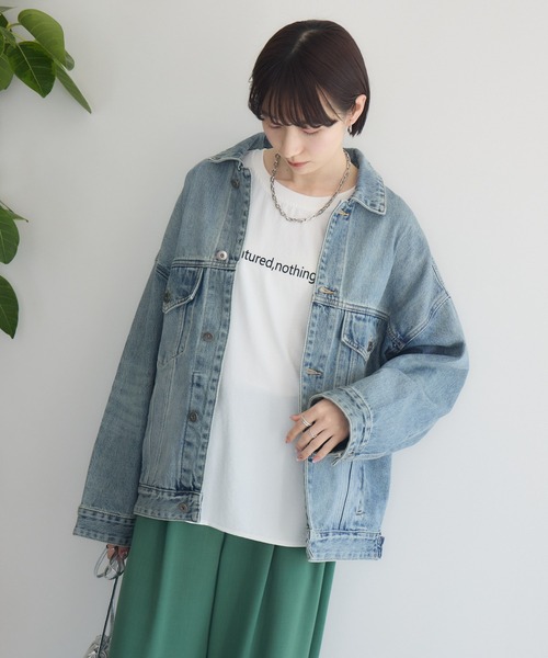 Paradise Picnic（パラダイスピクニック）の「オーバーサイズGジャン（デニムジャケット・レディース・ブルー・FREE）」の8枚目の写真