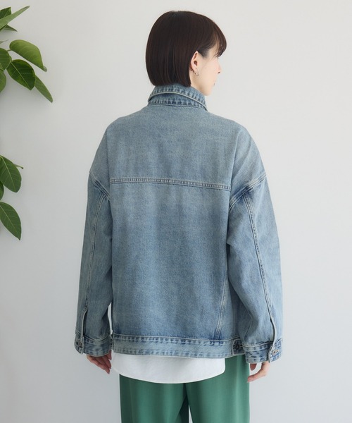 Paradise Picnic（パラダイスピクニック）の「オーバーサイズGジャン（デニムジャケット・レディース・ブルー・FREE）」の12枚目の写真