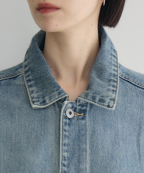 Paradise Picnic（パラダイスピクニック）の「オーバーサイズGジャン（デニムジャケット・レディース・ブルー・FREE）」の15枚目の写真