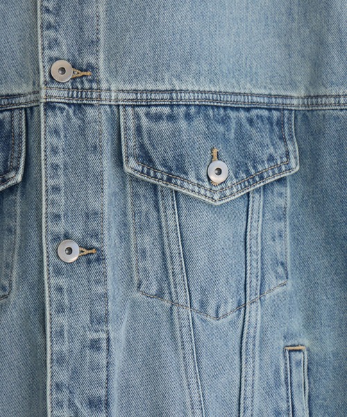 Paradise Picnic（パラダイスピクニック）の「オーバーサイズGジャン（デニムジャケット・レディース・ブルー・FREE）」の17枚目の写真