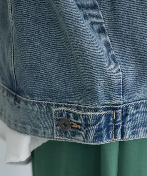 Paradise Picnic（パラダイスピクニック）の「オーバーサイズGジャン（デニムジャケット・レディース・ブルー・FREE）」の20枚目の写真