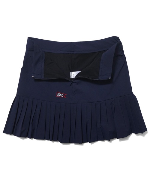 BENCH AT THE GREENE GOLF(ベンチアットザグリーンゴルフ)の「BENCH AT THE GREENE GOLF / レディースゴルフ ボトムプリーツスカート(スカート・レディース・ネイビー/ベージュ・SMALL/MEDIUM/X-SMALL)」の6枚目の写真