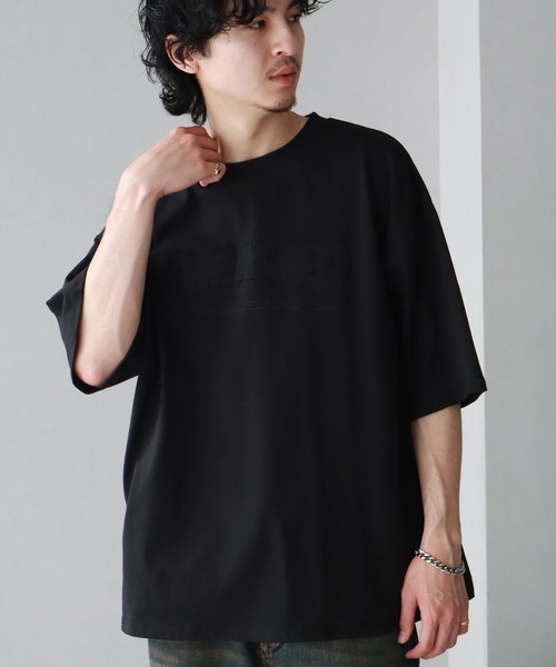 THRASHER(スラッシャー)の「【THRASHER/スラッシャー】オーバーサイズ ロゴアップリケ 半袖Tシャツ(Tシャツ/カットソー・メンズ・ベージュ/グリーン/ブラック/ホワイト/アッシュグレー・L/M/XL)」の3枚目の写真