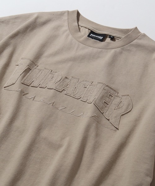 THRASHER(スラッシャー)の「【THRASHER/スラッシャー】オーバーサイズ ロゴアップリケ 半袖Tシャツ(Tシャツ/カットソー・メンズ・ベージュ/グリーン/ブラック/ホワイト/アッシュグレー・L/M/XL)」の11枚目の写真