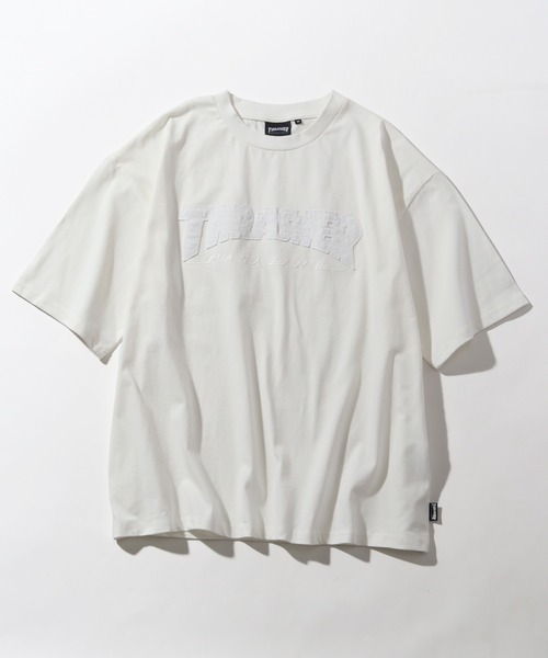 THRASHER(スラッシャー)の「【THRASHER/スラッシャー】オーバーサイズ ロゴアップリケ 半袖Tシャツ(Tシャツ/カットソー・メンズ・ベージュ/グリーン/ブラック/ホワイト/アッシュグレー・L/M/XL)」の17枚目の写真