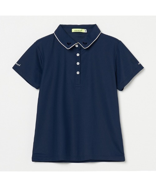 ブラウス シャツ 「VIVA HEART/GOLF」アイスタッチカノコハートカラー半袖シャツ レディース VIVA HEART ブラウス シャツ 「VIVA HEART/GOLF」アイスタッチ