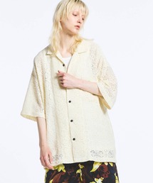 MAISON SPECIAL(]XyV)́sUNISEXtCrochet Like Mesh Prime-Over Short Sleeve Shirt/NVFCNbVvCI[o[V[gX[uVcyMAISON SPECIAL/]XyVz(Vc/uEX)