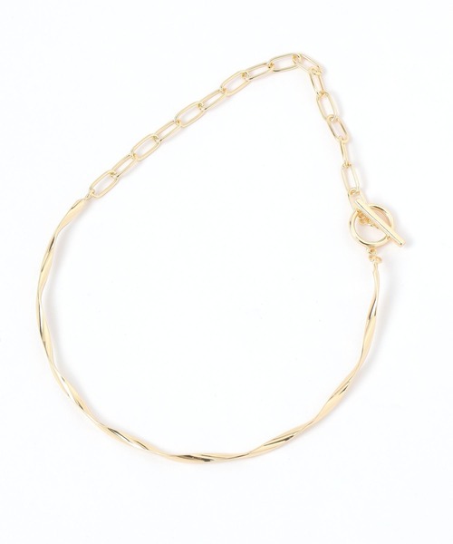 GLOBAL WORK（グローバルワーク）の「チェーンチョーカーネックレス/491946（ネックレス・レディース・シルバー/ゴールド・ONE SIZE）」の2枚目の写真