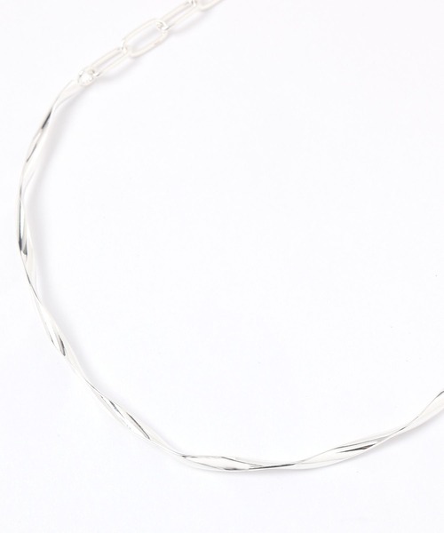 GLOBAL WORK（グローバルワーク）の「チェーンチョーカーネックレス/491946（ネックレス・レディース・シルバー/ゴールド・ONE SIZE）」の3枚目の写真