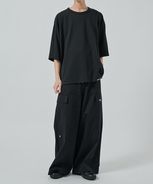 SHAREEF(シャリーフ)の「BAGGY CARGO PANTS(その他パンツ・メンズ・ブラック/ライトグレー・2/1)」の3枚目の写真