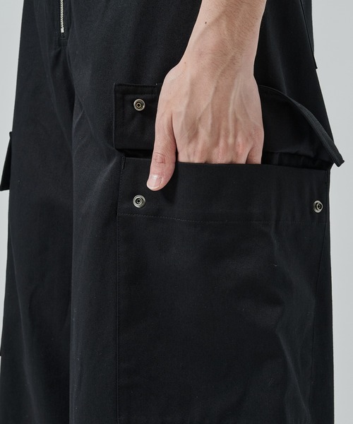 SHAREEF(シャリーフ)の「BAGGY CARGO PANTS(その他パンツ・メンズ・ブラック/ライトグレー・2/1)」の10枚目の写真