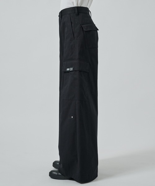 SHAREEF(シャリーフ)の「BAGGY CARGO PANTS(その他パンツ・メンズ・ブラック/ライトグレー・2/1)」の6枚目の写真