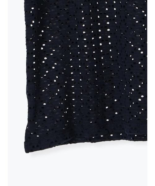 Lugnoncure（ルノンキュール）の「カットレースハーフスリーブトップス（その他トップス・レディース・オフホワイト/ネイビー/ブラック・F）」の19枚目の写真