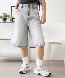 WEGO/ロゴスタッズハーフパンツ