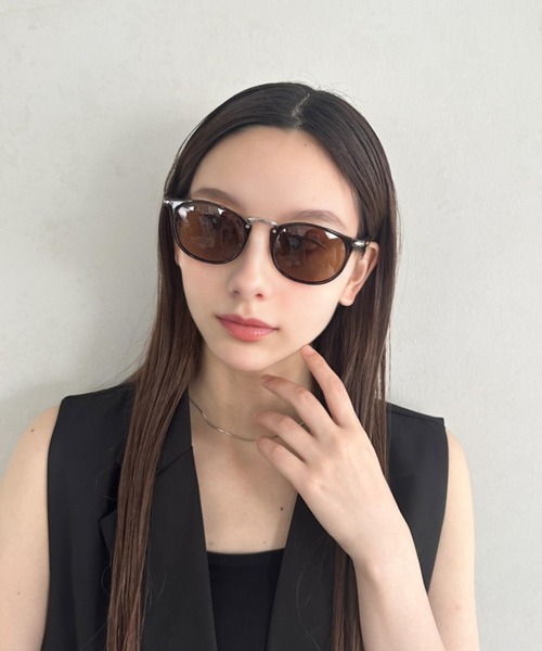 MYMOOD.(マイムード)の「ボストンサングラス ユニセックス(サングラス・レディース・その他4/その他1/その他2/その他3・FREE)」の3枚目の写真