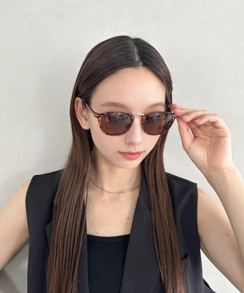 MYMOOD.(マイムード)の「ボストンサングラス ユニセックス(サングラス・レディース・その他4/その他1/その他2/その他3・FREE)」の4枚目の写真