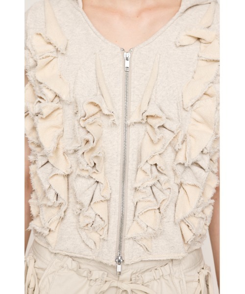 SLY | FRONT ZIP FRILL トップス (その他トップス ) |SHEL'TTER