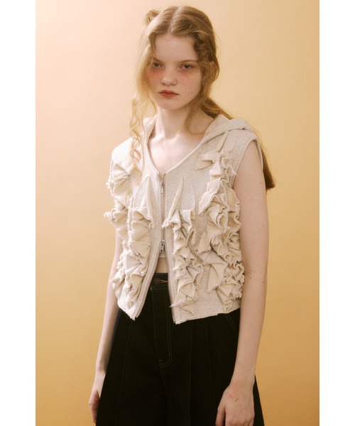 SLY | FRONT ZIP FRILL トップス (その他トップス ) |SHEL'TTER