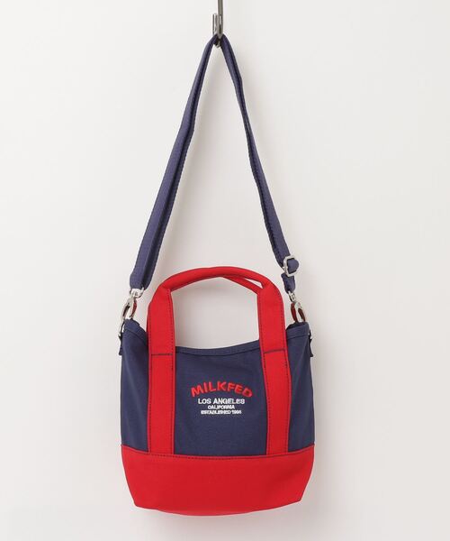 Disney（ディズニー）の「MILKFED./STITCH/TOTE（ショルダーバッグ・レディース・ネイビー/パープル・ONE SIZE）」の21枚目の写真