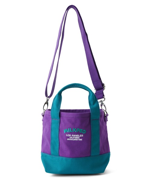 Disney（ディズニー）の「MILKFED./STITCH/TOTE（ショルダーバッグ・レディース・ネイビー/パープル・ONE SIZE）」の12枚目の写真