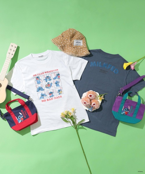 Disney（ディズニー）の「MILKFED./STITCH/TOTE（ショルダーバッグ・レディース・ネイビー/パープル・ONE SIZE）」の20枚目の写真
