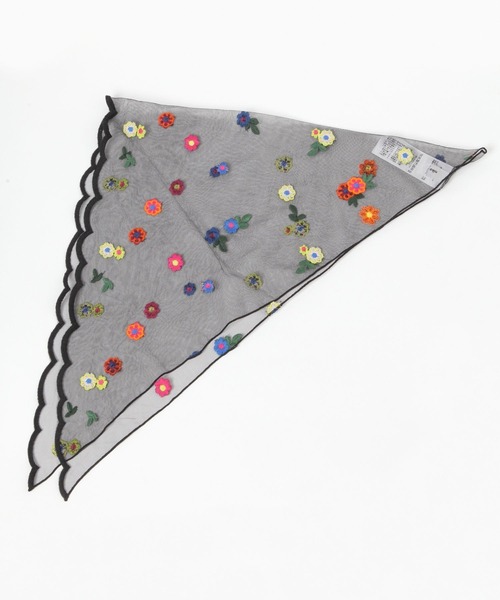 niko and...(ニコアンド)の「オリジナルチュールバブーシュカ(その他ヘアアクセサリー・レディース・オフホワイト/ブラック・0)」の4枚目の写真