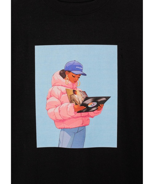 APPLEBUM（アップルバム）の「“Diggin’” T-shirt（Tシャツ/カットソー・メンズ・ホワイト/ブラック・MEDIUM/LARGE/X-LARGE/XX-LARGE）」の7枚目の写真