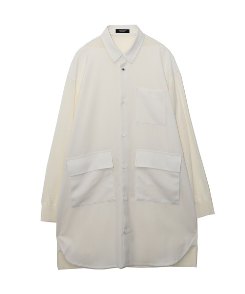 UNDERCOVER（アンダーカバー）の「UC2E4404（シャツ/ブラウス・メンズ・ダークネイビー/グレー系その他/オフホワイト・4/3）」の2枚目の写真