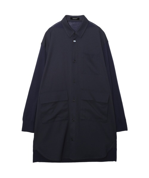 UNDERCOVER（アンダーカバー）の「UC2E4404（シャツ/ブラウス・メンズ・ダークネイビー/グレー系その他/オフホワイト・4/3）」の3枚目の写真