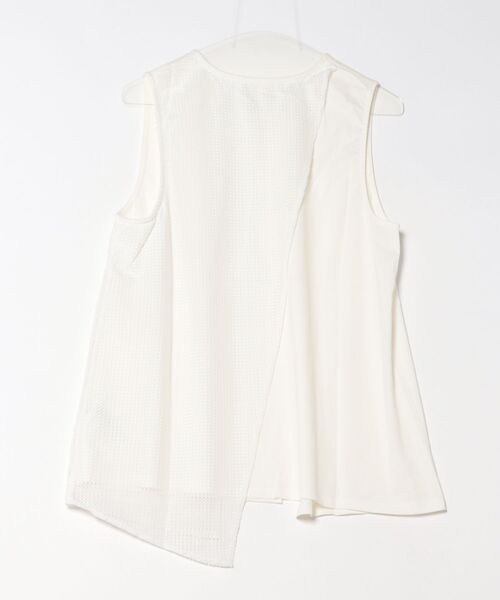 tシャツ メッシュ切替ノースリープルオーバー レディース メッシュ切替ノースリープルオーバー（Tシャツ/カットソー