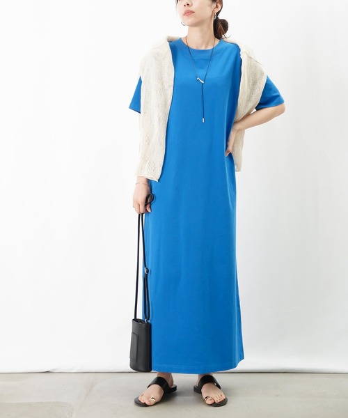 セール】LC/LLL バックスリットIラインワンピース/カットマキシ