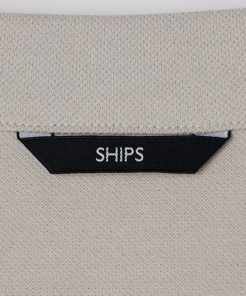 SHIPS（シップス）の「SHIPS:〈遮熱/接触冷感/吸水速乾/紫外線カット〉カノコ スキッパー ポロシャツ（ポロシャツ・メンズ・ブルー/ライトグレー/ネイビー・SMALL/MEDIUM/LARGE）」の10枚目の写真