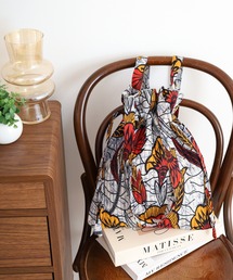 MOTO（モト）の「バッグ キルト巾着 アフリカンプリント（トートバッグ）」