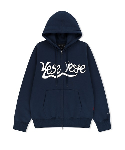 YESEYESEE（イエスアイシー）の「Y.E.S Snail Logo Zip-up Hoodie（パーカー・メンズ・グレー/カーキ/ライトグレー/ネイビー/バーガンディー/チャコール・L/XL/S/M/XS）」の5枚目の写真