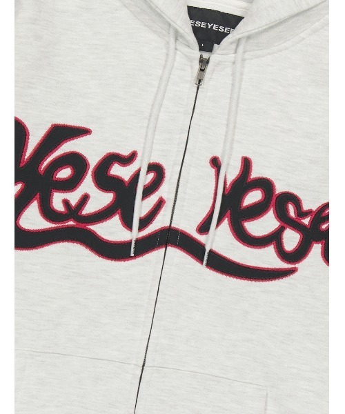 YESEYESEE（イエスアイシー）の「Y.E.S Snail Logo Zip-up Hoodie（パーカー・メンズ・グレー/カーキ/ライトグレー/ネイビー/バーガンディー/チャコール・L/XL/S/M/XS）」の11枚目の写真